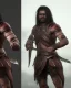 Placeholder: human berserker meaty black hair longsword