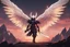 Placeholder: grendel in 8k solo leveling shadow artstyle, ra them, neon effect, big white wings, feathers, full body, apocalypse, intricate details, highly detailed, high details, detailed portrait, masterpiece,ultra detailed, ultra quality