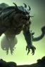 Placeholder: Ogre Manticore hybrid, highly detailed, art stations, concept art, smooth, unreal engine 5, god rays, ray tracing, RTX, lumen lighting, ultra detail, volumetric lighting, 3d, finely drawn, high definition, high resolution, gradient background