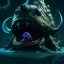 Placeholder: Nightmare angler fish creature, dark dirty water, night, unreal engine 5, 8k resolution, photorealistic, ultra detailed