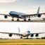 Placeholder: A picture of a plane about to take off from the ground, and the picture was taken from the side of the plane