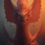 Placeholder: Portrait of dragon, highly detailed, color patterns on wings, soft studio lighting, background 64k