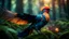 Placeholder: bird-phoenix, full body, depth of field, muted colors, bokeh, in the fantasy mystical forest, raw photo, DSLR, realistic, dark, epic, extremely intricate details, intricate details, hdr, hyperdetailed, realistic, detailed