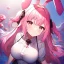Placeholder:  rabbit, slime, pink hair,