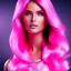 Placeholder: cyberpink, head, woman, portrai, tron