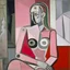 Placeholder: picasso pink woman Neoclassicism