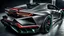 Placeholder: lamborghini sian BRABUS ROCKET, rear view, desktop wallpaper, 4K, Cinematic