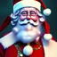 Placeholder: Santa Clause, portrait , embroidery, octane render, high detail, warm lighting