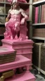 Placeholder: Archives made out of pink arcane magic painted by Michelangelo Simoni