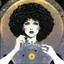 Placeholder: #5 Original Art by Howard Chaykin (Vortex Comic, 1988): Lady Chance: Her presence was as unpredictable as a roll of the dice, as intricate as the swirling patterns of fractal art, and as vast as the concept of Everything Everywhere All at Once. Her eyes held the depth of a Mandelbulb 3D creation, swirling with colors and patterns that hinted at the secrets of the universe.