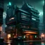 Placeholder: cyberpunk buildings distamce
