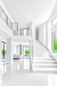 Placeholder: interior of a luxurious house with white interior,