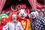 Placeholder: a group of clowns in front of the circus with a CNN logo