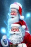 Placeholder: Santa, reindeer, waterfall, white fire, red green blue, high definition, ultra 8 k, liquid lighting, fire, rain, realistic