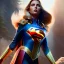 Placeholder: super power girl, portrait, epic cinematic hyperrealism masterpiece, realistic shaded lighting by craig mallismo, artgerm, jeremy lipkin and michael garmash and hans zatzka, unreal engine, radiant light, detailed and complex environment, digital art, art station trends, detailed faces