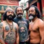 Placeholder: Cheech and Chong are tattooed ganstamonks in the smokes of a buddhist temple