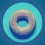 Placeholder: 100mm photo of isometric floating donut in the sky, surreal donut with sprinkles, intricate, high detail, behance, microworlds smooth, macro sharp focus, centered