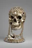 Placeholder: versace jewelry styled human skull