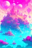 Placeholder: A digital illustration of a dreamy fantasy world filled with floating islands and magical creatures. Inspired by the artist Victoria Ying. The colors are pastel and ethereal, evoking a sense of wonder. The characters have serene and enchanting expressions. The lighting is soft and mystical, enhancing the dreamlike ambiance