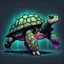 Placeholder: Lasershell Tortoise in monster verdadism art style