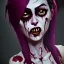 Placeholder: horror sexy female zombie