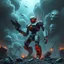 Placeholder: AI APOCOLYPSE DESTRUCTION AND CHAOS ROBOT WAR