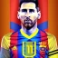 Placeholder: Portrait of king lionel messi, with argentina flag, highly detailed, wings, soft studio lighting, background 64k