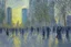 Placeholder: Futuristic city, sunny day, trees, people, sci-fi, epic, philip wilson steer and claude monet influences, hd, realistic painting