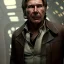 Placeholder: transparent portrait of harrison ford as han solo, brown eyes, realistic face skin, cinematic lighting, photorealistic, volumetric light and shadow, hyper HD, octane render, unreal engine, insanely detailed and intricate, hyper-realistic,