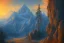 Placeholder: sunset mountain with nice shading