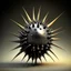 Placeholder: mercury with spikes