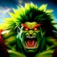 Placeholder: Ultra detailed fullbody Portrait in oil on canvas of Street Fighter- Blanka,extremely detailed digital painting,ultrarealistic skin,intense stare, extremely detailed face, crystal clear eyes, mystical colors ,perfectly centered image, perfect composition, rim light, beautiful lighting,masterpiece ,8k, stunning scene, raytracing, anatomically correct, in the style of Simon Bisley and Ohrai Noriyoshi and robert e howard and Steve Jung and frank frazetta.