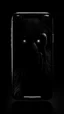 Placeholder: Your phone's background image represents an extremely dark and mysterious scene. The image features a pitch-black background, creating an aura of mystery and intrigue. Deep within the image, a cryptic monster is faintly visible, sporting a sly smile on its face. The monster's features appear enigmatic and profound, capturing the viewer's attention and arousing curiosity. The monster is subtly portrayed in the image, making it seem like a part of another mysterious world. The dark colors and dee