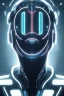 Placeholder: cyberpunk, head, men, portrai, tron