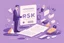 Placeholder: Introduction to Risk Management, flat light purple style
