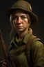 Placeholder: Female hunter portrait