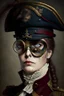 Placeholder: captain of an army victorian times woman eye patch