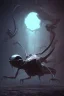 Placeholder:  alien, surreal, darkness end, insect, shadow,