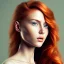 Placeholder: head and shoulders portrait of a beautiful women with ginger hair, 8k resolution