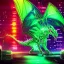 Placeholder: cyberpunk alien dragon, cyberpunk, full body, realistic, intricately detailed, neon lighting, vivid colors, neon, futuristic, meticulously detailed