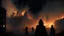Placeholder: /imagine prompt: realistic, personality: [in middle ages, panoramic view of a city engulfed in flames. Smoke billows into the darkened sky, creating an atmosphere of chaos and despair. The camera slowly zooms in on a group of young men, their faces filled with determination and courage as they stand amidst the destruction. The flickering flames illuminate their expressions, reflecting their unwavering resolve to bring light back to their homeland.] unreal engine, hyper real --q 2 -