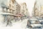 Placeholder: City sketch, watercolor, white background, vibrancy of watercolor wash, highly detailed, with sharp focus and smooth transitions. Carne Griffiths, Wadim Kashim, Carl Larsson, Pascal Blanche, golden ratio, masterpiece, trend on CGSociety and Artstation, bottomless, impressive, something that does not even exist, textures, iridescent scales and luminescent, impressive beauty, pure perfection, divine presence, unforgettable beauty, impressive, impressive, volumetric light, auras, rays, reflections
