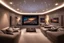 Placeholder: a dedicated home cinema room with LED ambient lighting in the walls