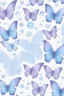 Placeholder: Lavender and light blue butterflies and bubbles in the snow