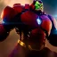 Placeholder: Ultra detailed fullbody Portrait in oil on canvas of Apocalypse with Hulkbuster Armor,wearing cape, extremely detailed digital painting, extremely detailed face,crystal clear Big Glowing eyes, mystical colors ,perfectly centered image, perfect composition, rim light, beautiful lighting, 8k, stunning scene, raytracing, anatomically correct, in the style of robert e howard and Ken Kelley and Ohrai Noriyoshi and Simon Bisley and tomzj1