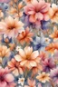 Placeholder: watercolor flowers pattern, photorealistic with warm tones, 8k high resolution