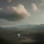 Placeholder: crear imagen de la cancion pedazo de cielo de victo heredia, paisaje un cielo celeste inmaculado con un par de nubes