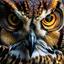 Placeholder: owl close-up portrait prompt:National Geographic close-up portrait real photo--ar 4:3 --s 750 --v 6.0 --style rawd fire