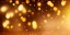 Placeholder: Abstract Christmas bokeh background - gold, pink blurred glitter lights - banner, header, panorama