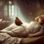 Placeholder: large cockroach asleep in bed, 8k resolution, high-quality, fine-detail, intricate, detailed matte, digital art, volumetric lighting, illustration, 3D octane render, brian froud, howard lyon, selina french, anna dittmann, annie stokes, lisa parker, greg rutowski